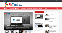 Desktop Screenshot of fintech.ba